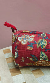 Set of 3 cosmetic bag/pouches with waterproof lining