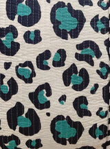 Handblock Printed Quilted Tote Bag without zip/button 17x18x 6 inches