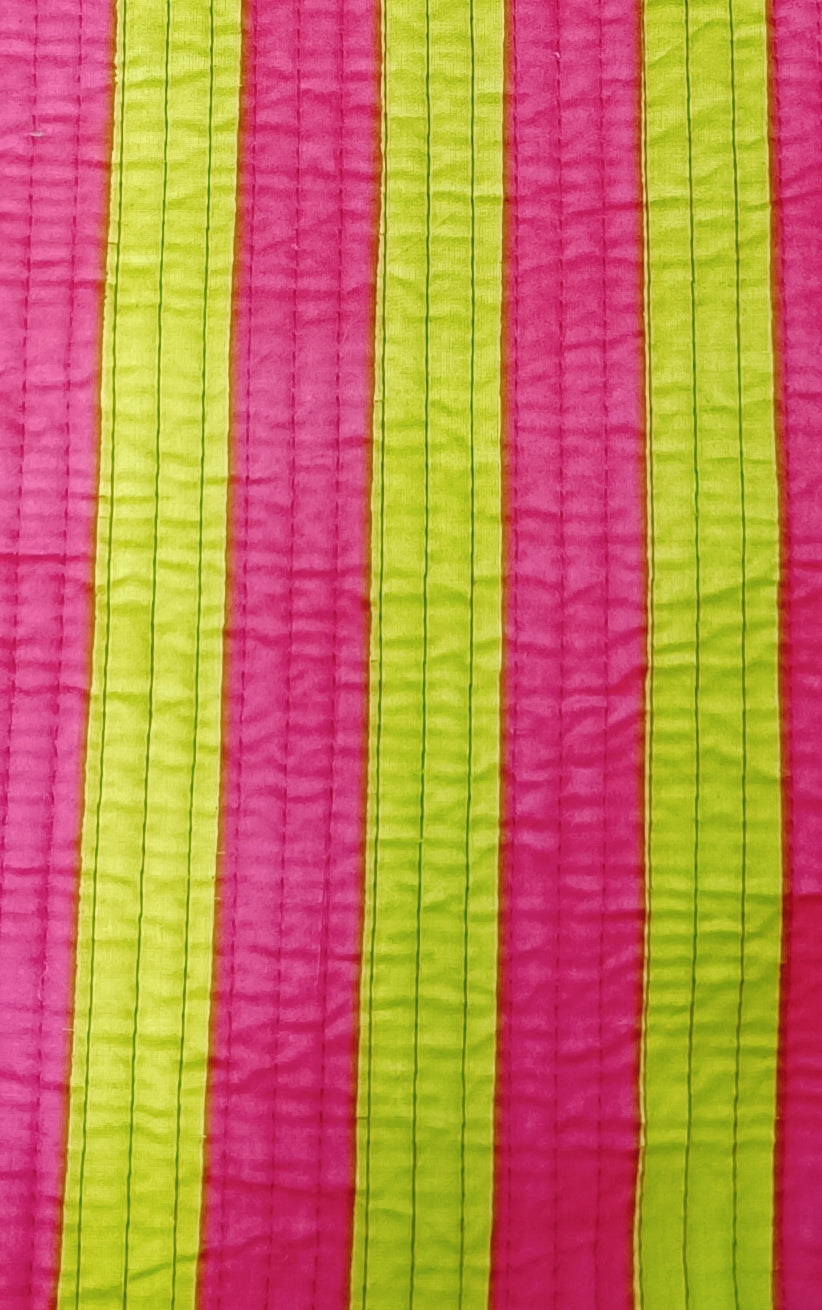 Handblock Printed Quilted Tote Bag without zip/button 17x18x 6 inches
