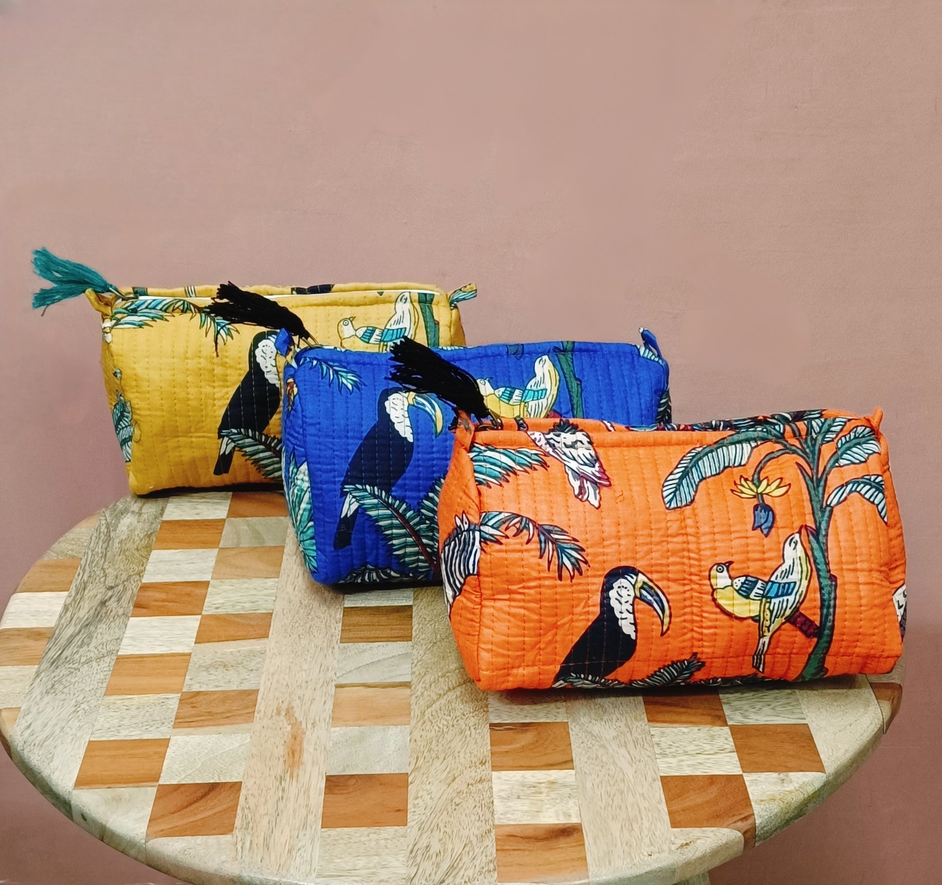 FREEBIE - Set of 3 Pouches - Assorted Print