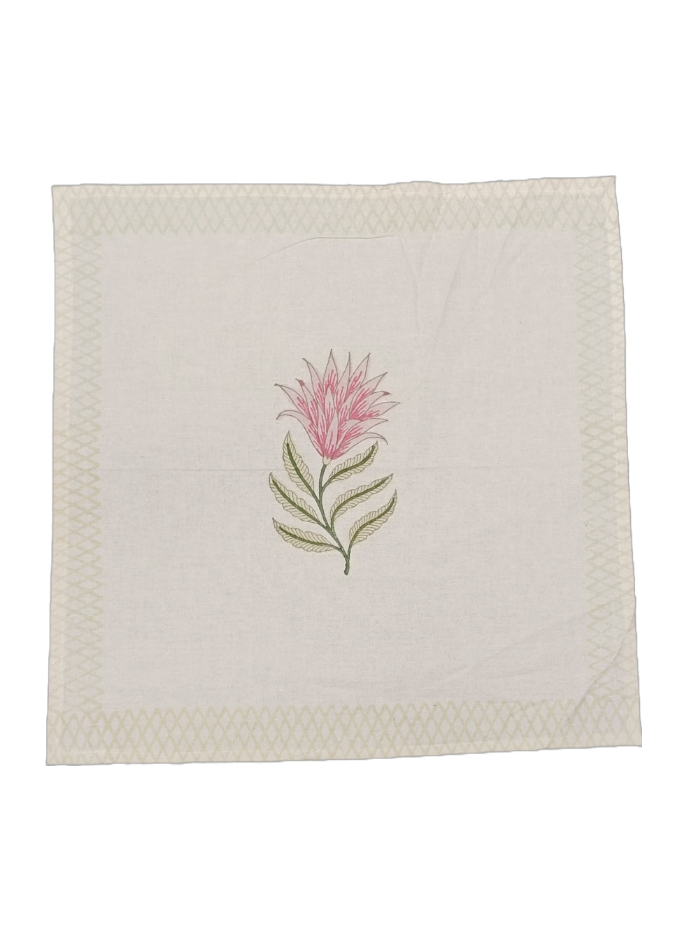 Gift Box with 6 hand block printed cotton table napkins