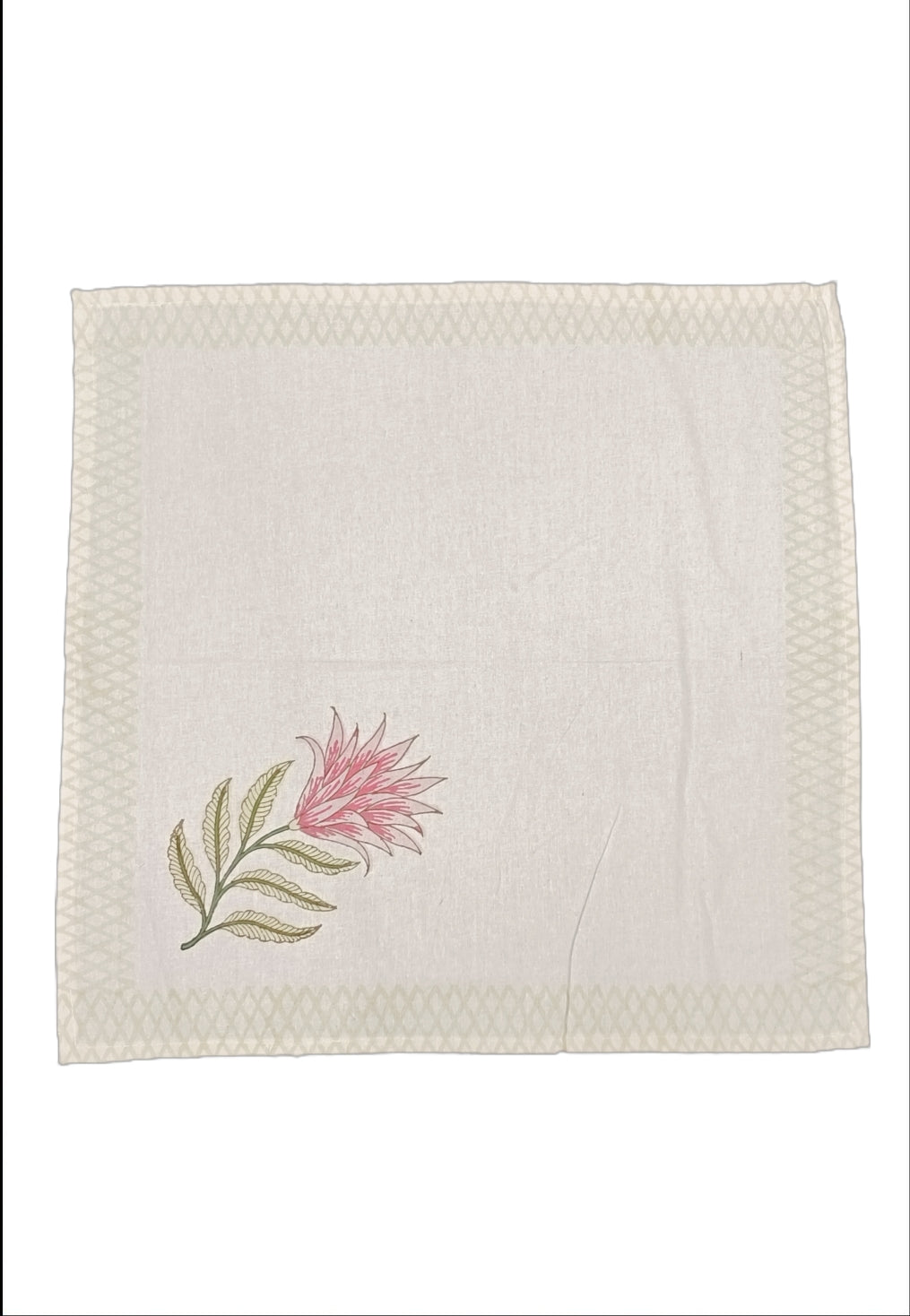 Gift Box with 6 hand block printed cotton table napkins