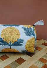 Set of 3 cosmetic bag/pouches with waterproof lining
