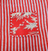 Handblock Printed Quilted Tote Bag without zip/button 17x18x 6 inches