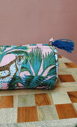 Set of 3 cosmetic bag/pouches with waterproof lining