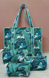 Diwali Gift Box – Stylish Tote Bag with 3 Coordinated Utility Pouches