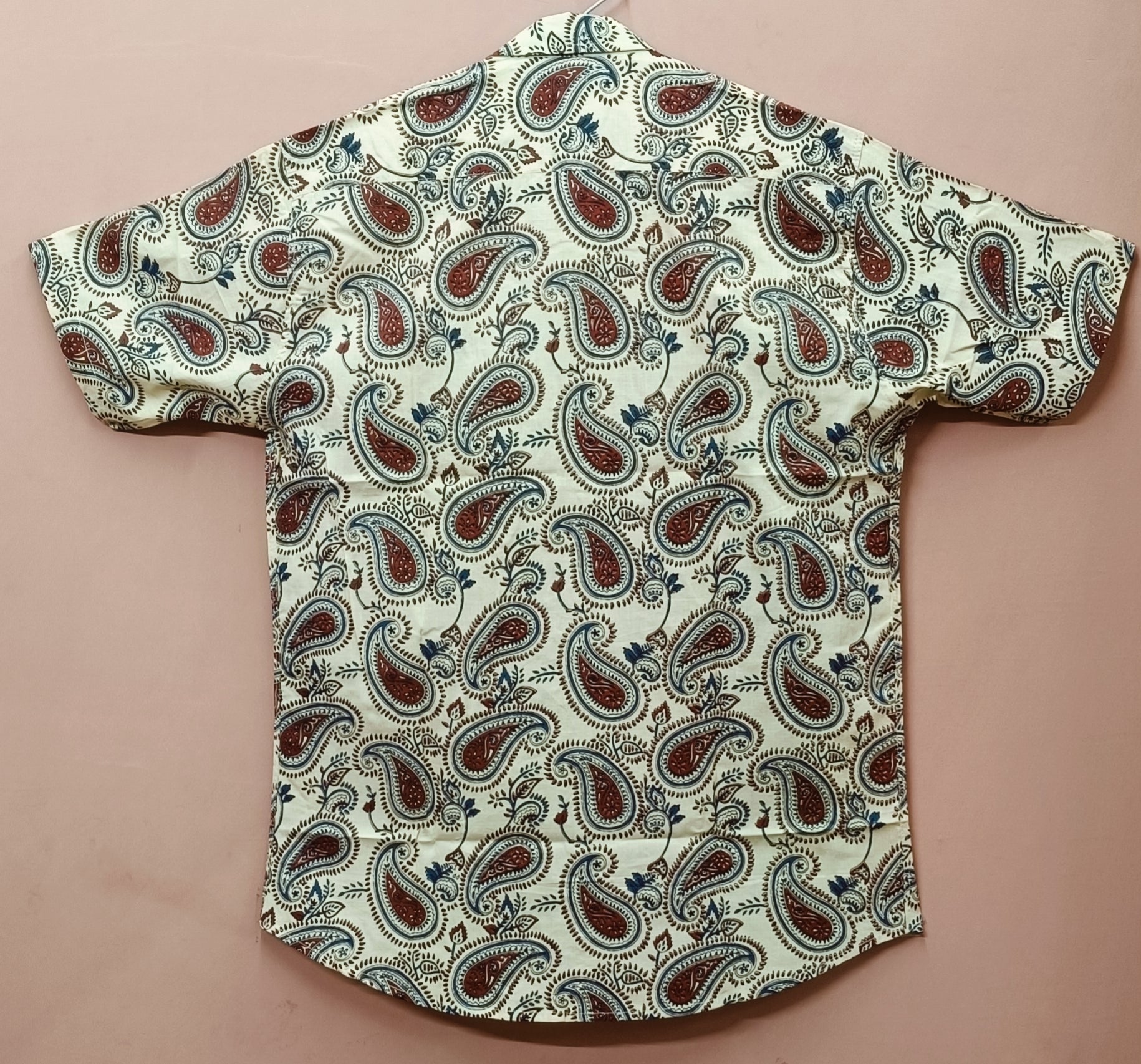 Men by House of Gulab Short Sleeves Cotton Shirt