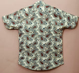 Men by House of Gulab Short Sleeves Cotton Shirt
