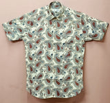 Men by House of Gulab Short Sleeves Cotton Shirt
