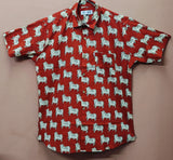 Men by House of Gulab Short Sleeves Cotton Shirt