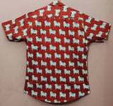 Men by House of Gulab Short Sleeves Cotton Shirt
