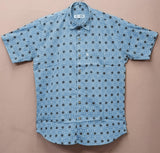 Men by House of Gulab Short Sleeves Cotton Shirt