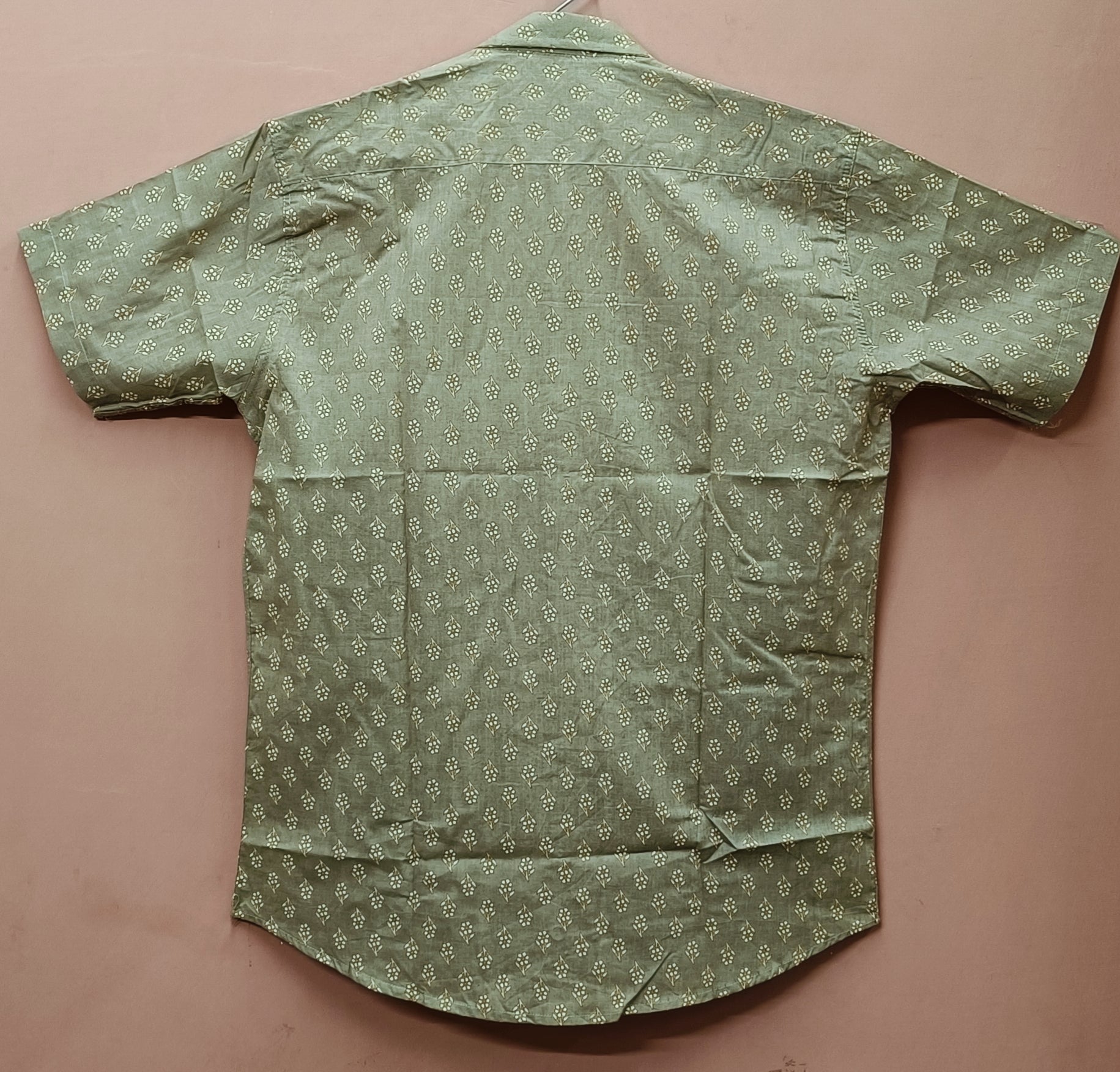 Men by House of Gulab Short Sleeves Cotton Shirt
