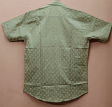 Men by House of Gulab Short Sleeves Cotton Shirt
