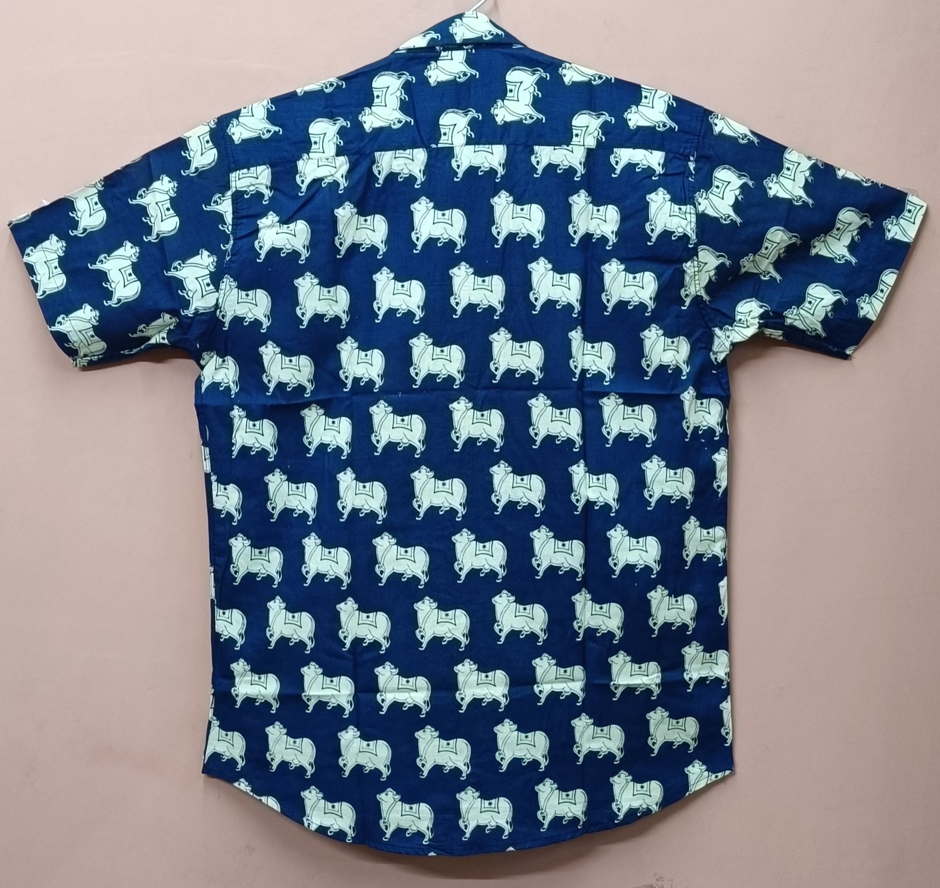 Men by House of Gulab Short Sleeves Cotton Shirt