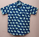 Men by House of Gulab Short Sleeves Cotton Shirt