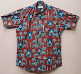 Men by House of Gulab Short Sleeves Cotton Shirt