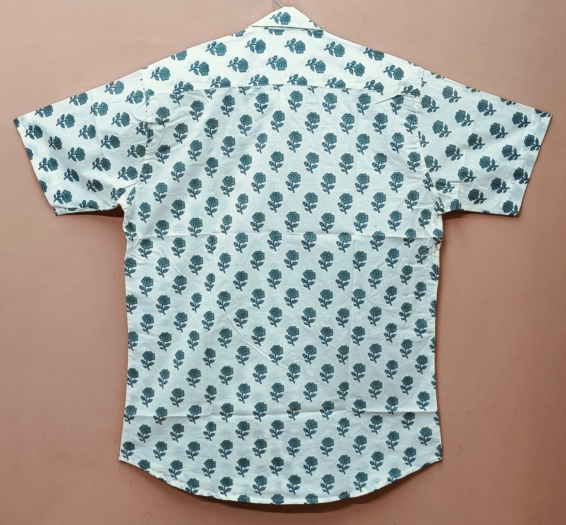 Men by House of Gulab Short Sleeves Cotton Shirt