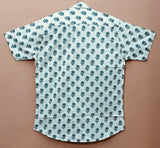 Men by House of Gulab Short Sleeves Cotton Shirt