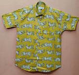 Men by House of Gulab Short Sleeves Cotton Shirt