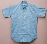 Men by House of Gulab Short Sleeves Cotton Shirt