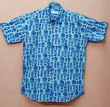 Men by House of Gulab Short Sleeves Cotton Shirt
