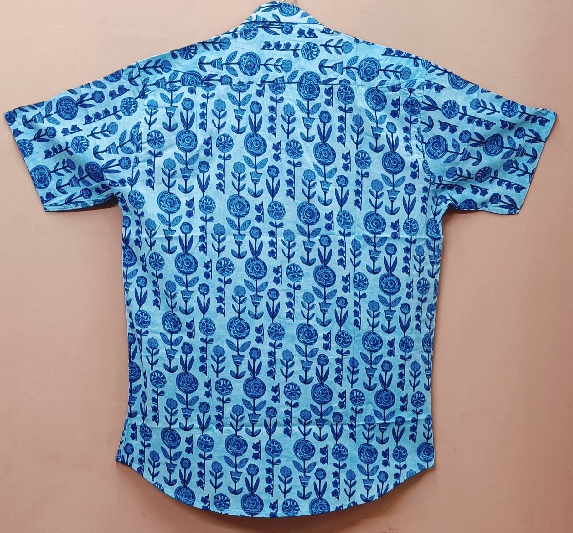 Men by House of Gulab Short Sleeves Cotton Shirt
