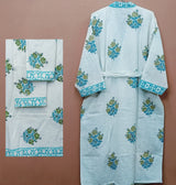 Gift Box – 1 Unisex Bathrobe, 1 Bath Towel, 2 hand Towels