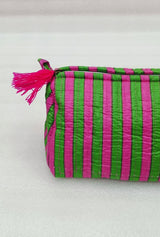 Set of 3 cosmetic bag/pouches with waterproof lining