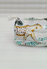 Set of 3 cosmetic bag/pouches with waterproof lining