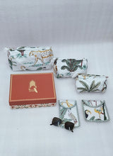Rakhi Gift Box – Set of 5 Utility Pouches (3 Makeup Pouches, 1 Sunglass Pouch, 1 Sanitary Napkin Pouch)