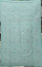 Handblock Printed Cotton Reversible Crib Blanket for Babies - 40X60 Inches