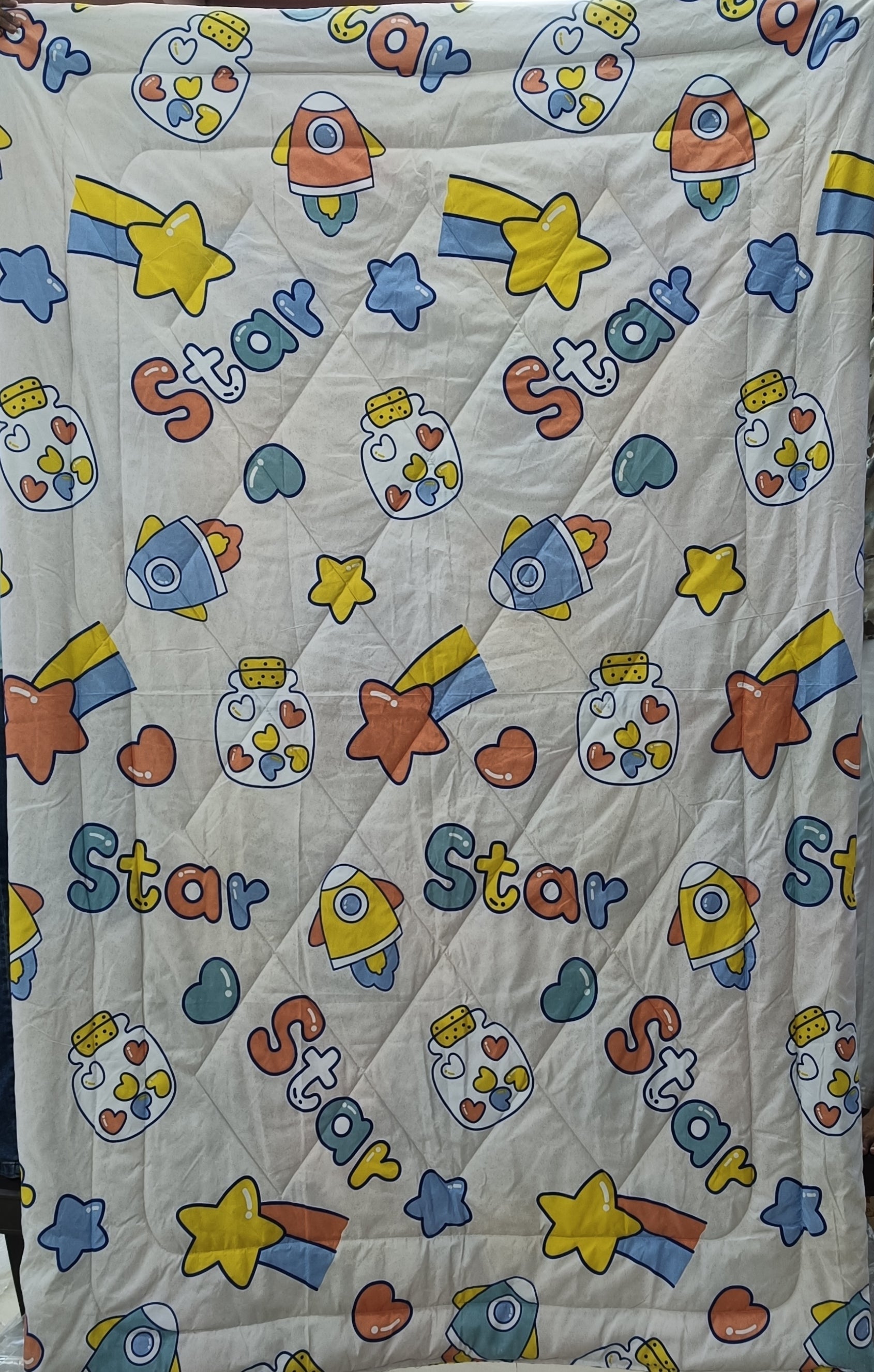 Kids Print Reversible Comforter - 60X90 Inches