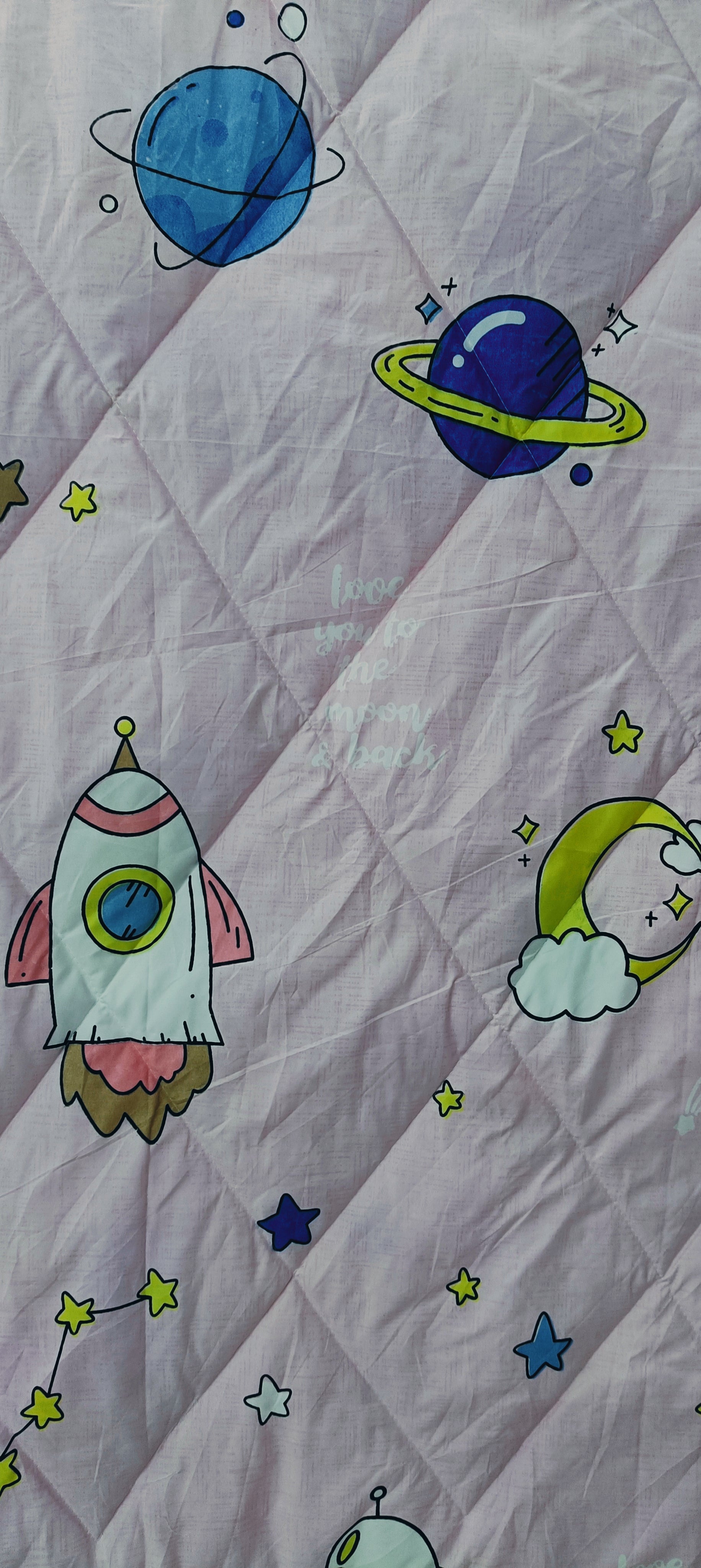 Kids Print Reversible Comforter - 60X90 Inches