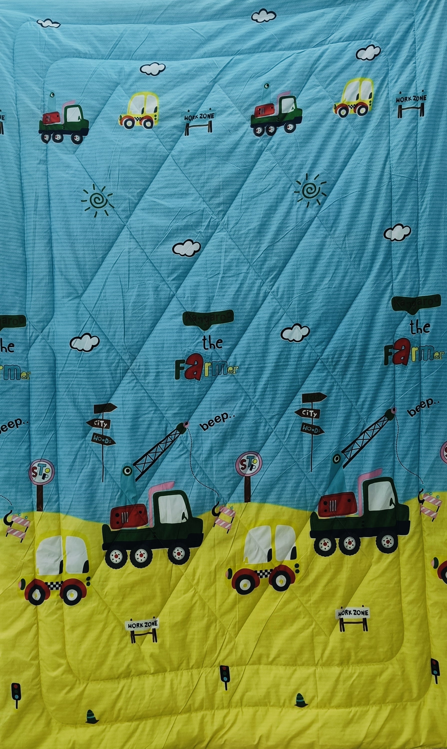 Kids Print Reversible Comforter - 60X90 Inches