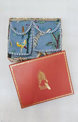 Rakhi Gift Box – Set of 5 Utility Pouches (3 Makeup Pouches, 1 Sunglass Pouch, 1 Sanitary Napkin Pouch)