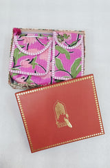 Rakhi Gift Box – Set of 5 Utility Pouches (3 Makeup Pouches, 1 Sunglass Pouch, 1 Sanitary Napkin Pouch)