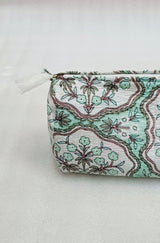 Set of 3 cosmetic bag/pouches with waterproof lining