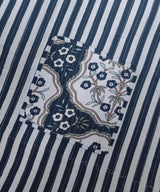 Handblock Printed Quilted Tote Bag without zip/button 17x18x 6 inches
