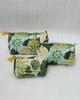 Set of 3 cosmetic bag/pouches with waterproof lining