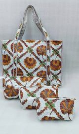 Tote Bag with set of 3 Pouches