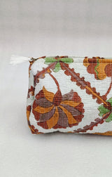 Set of 3 cosmetic bag/pouches with waterproof lining