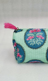 Set of 3 cosmetic bag/pouches with waterproof lining