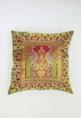 Set of 2 Banarasi Zari Cushion Cover - 16X16 Inches