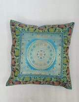 Set of 2 Banarasi Zari Cushion Cover - 16X16 Inches