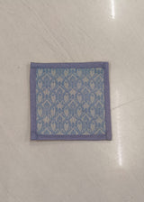 Diwali Gift Box with Banarasi Zari Table Runner, Set Of 6 Mats, 6 coaster & 2 laddoo candles