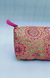 Set of 3 cosmetic bag/pouches with waterproof lining