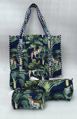 Tote Bag with set of 3 Pouches