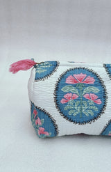 Set of 3 cosmetic bag/pouches with waterproof lining