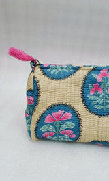 Set of 3 cosmetic bag/pouches with waterproof lining